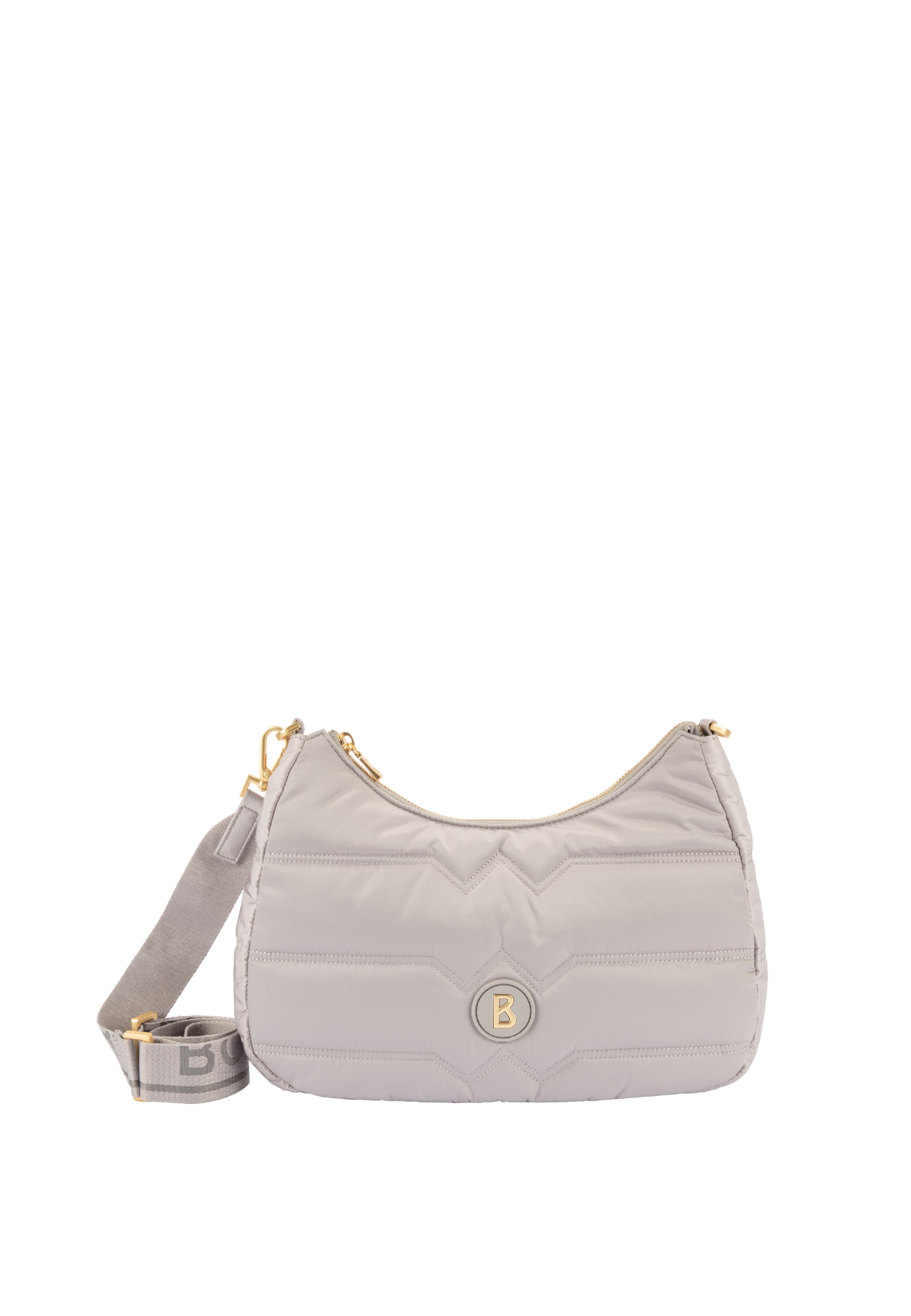 BOGNER Mala de ombro 'Wallis Tessuto Odette' em cinzento claro, Vista do artigo