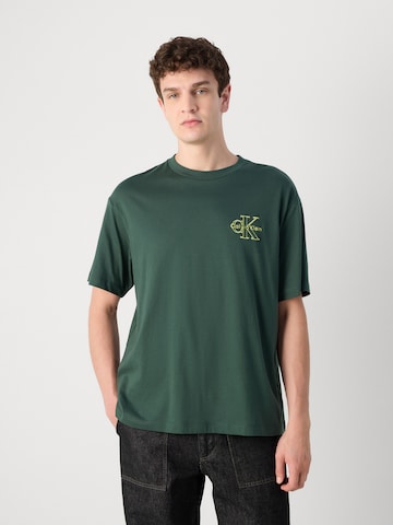 Maglietta di Calvin Klein Jeans in verde: frontale