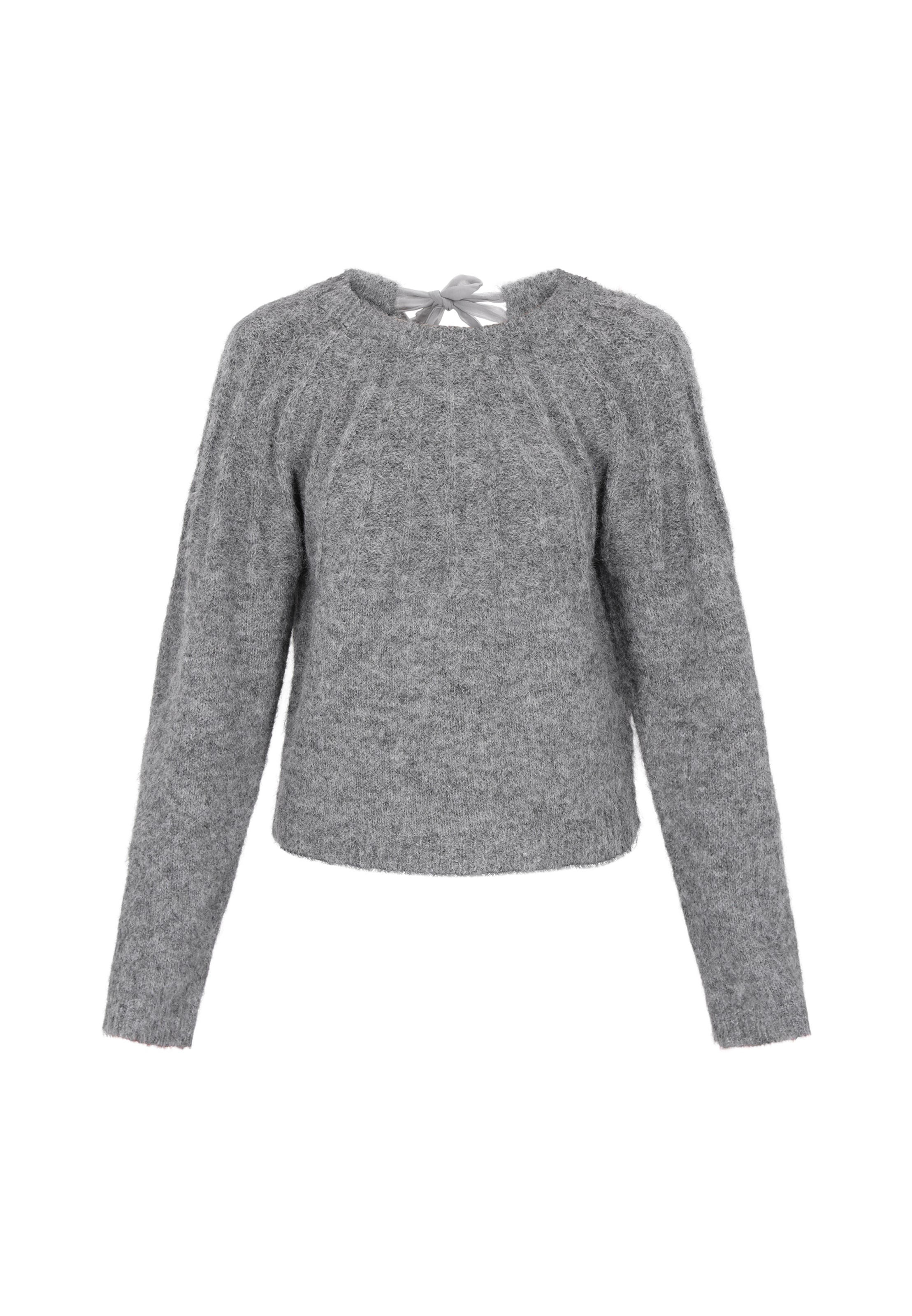 DreiMaster Vintage Trui in Grijs: voorkant