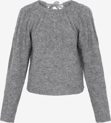 DreiMaster Vintage Trui in Grijs: voorkant