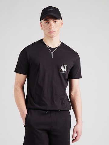 T-Shirt ARMANI EXCHANGE en noir : devant