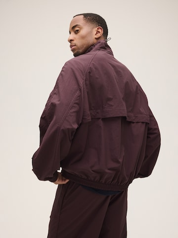 FILA - Sudadera con cremallera 'COLLALBO relaxed woven track jacket' en marrón