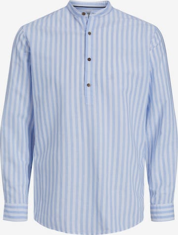 Jack & Jones Junior Button Up Shirt in Blue: front