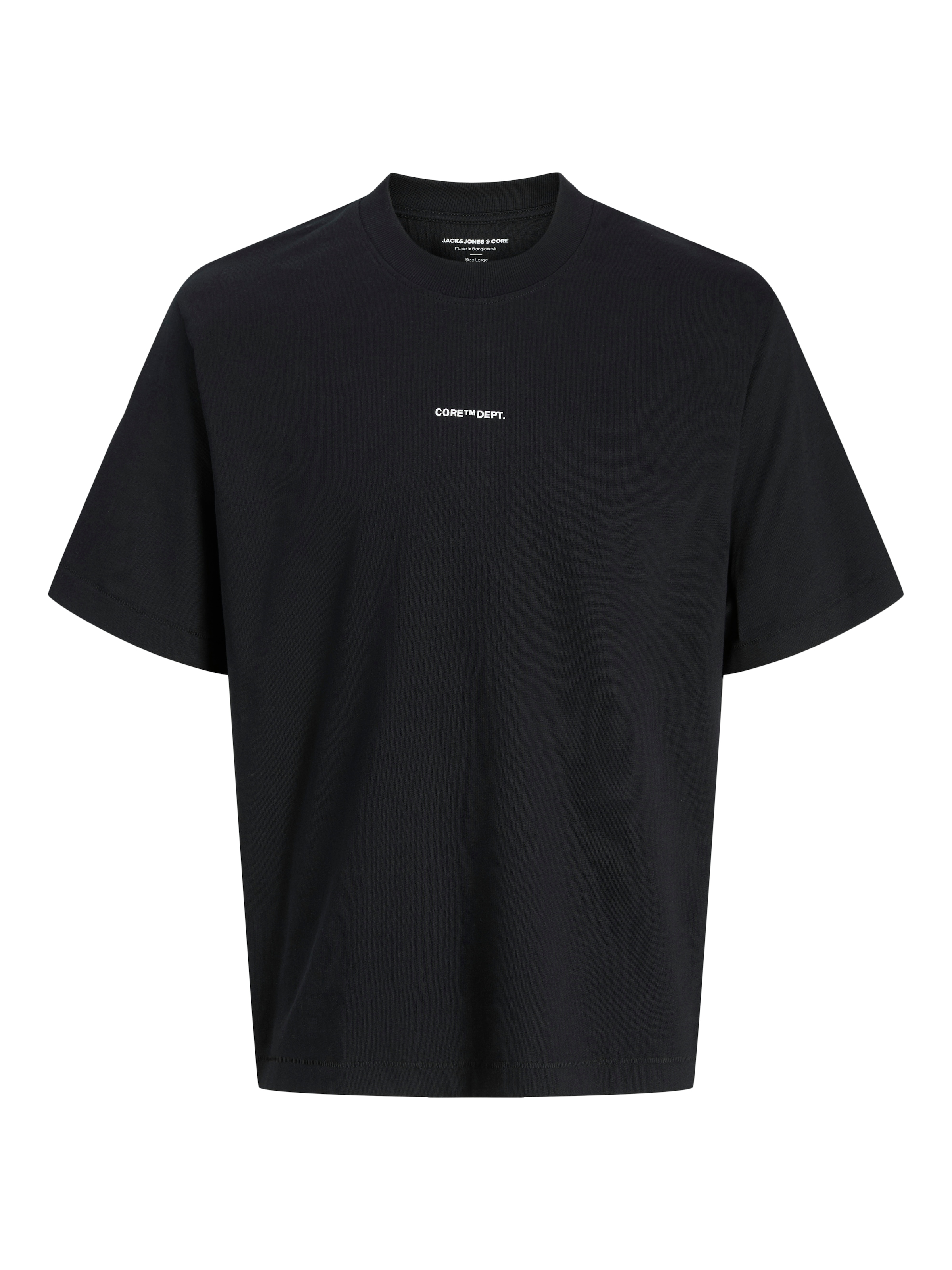 JACK & JONES T-shirt i svart: framsida
