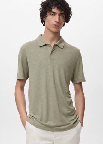 MANGO MAN Shirt 'Amberes' in Green: front