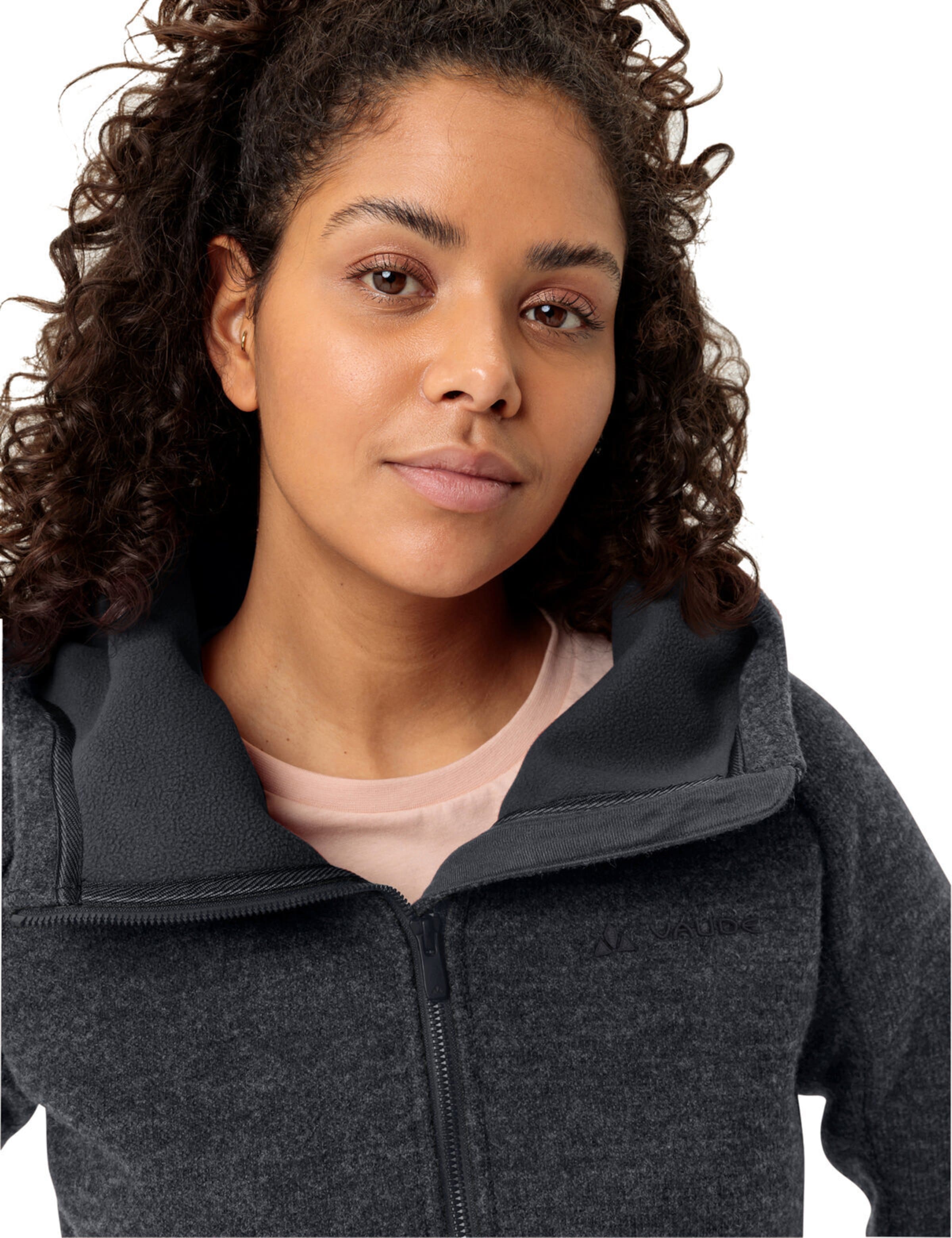 VAUDE Functionele fleece jas 'Tinshan III' in Zwart