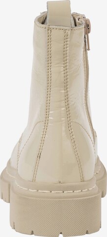 Palado Lace-Up Ankle Boots 'Kea' in Beige
