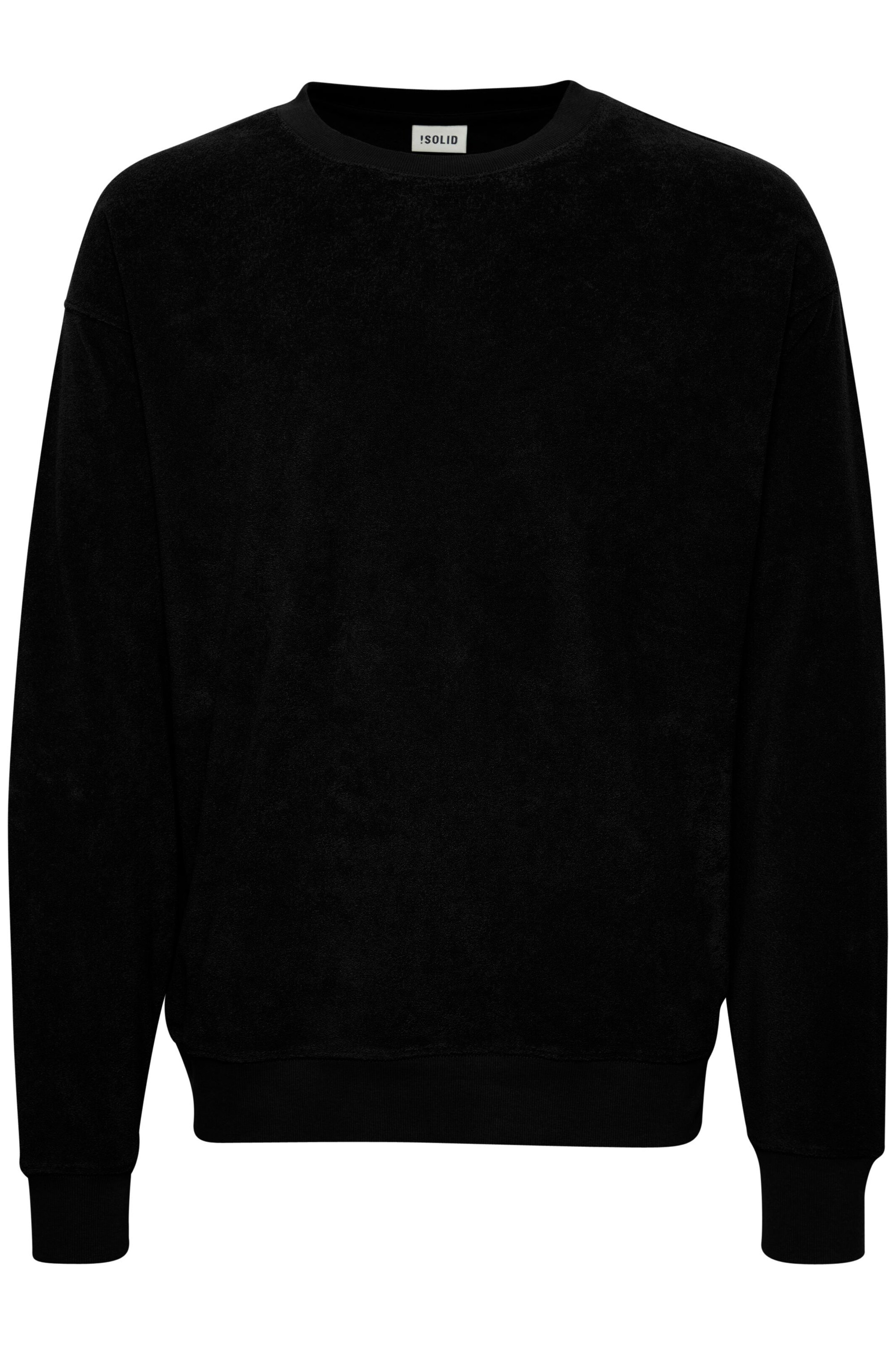 !Solid Pullover in Schwarz: Vorderseite