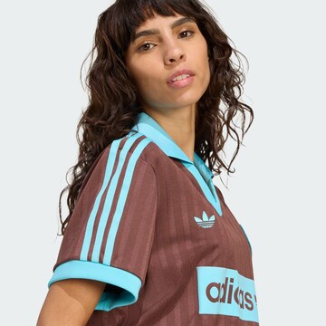 ADIDAS ORIGINALS Poloshirt in Braun
