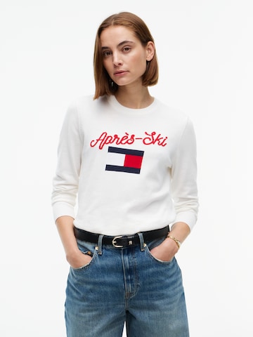 Pulover de la TOMMY HILFIGER pe alb: față