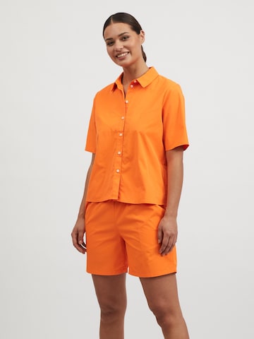VILA Bluza 'Katan' | oranžna barva: sprednja stran
