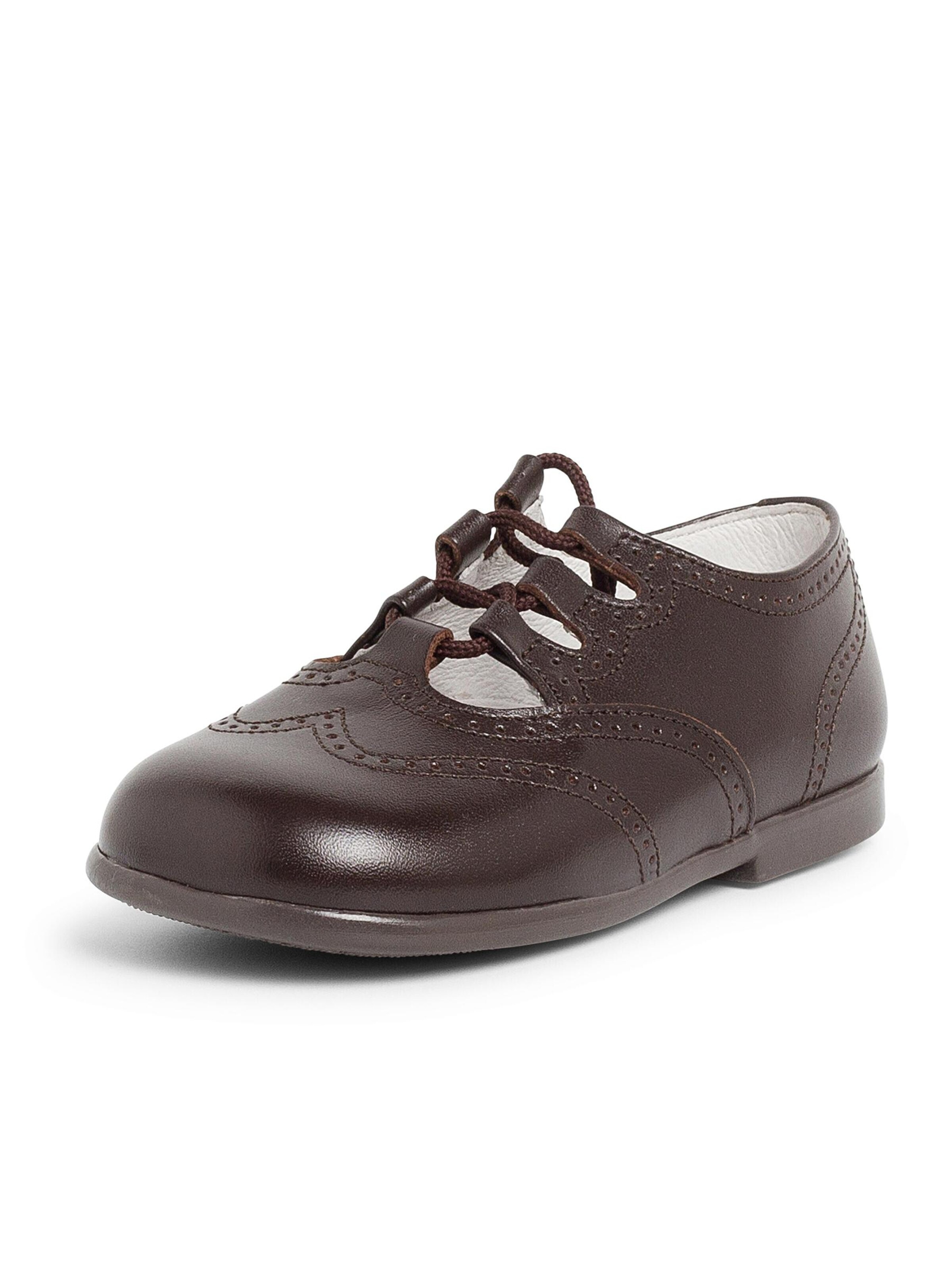 Scarpa bassa di Pisamonas in marrone: frontale