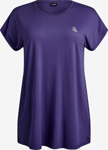 purpurinė Active by Zizzi Marškinėliai 'Abasic': priekis