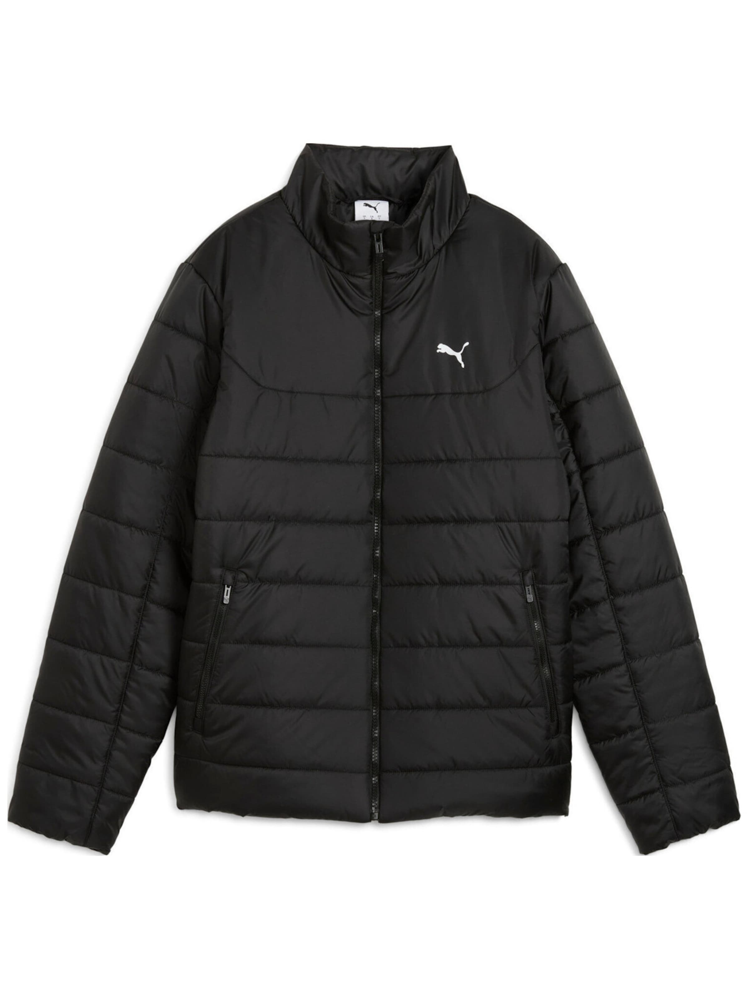 PUMA Übergangsjacke 'Ess'‌‌‌‌‌ in M in schwarz, Produktansicht