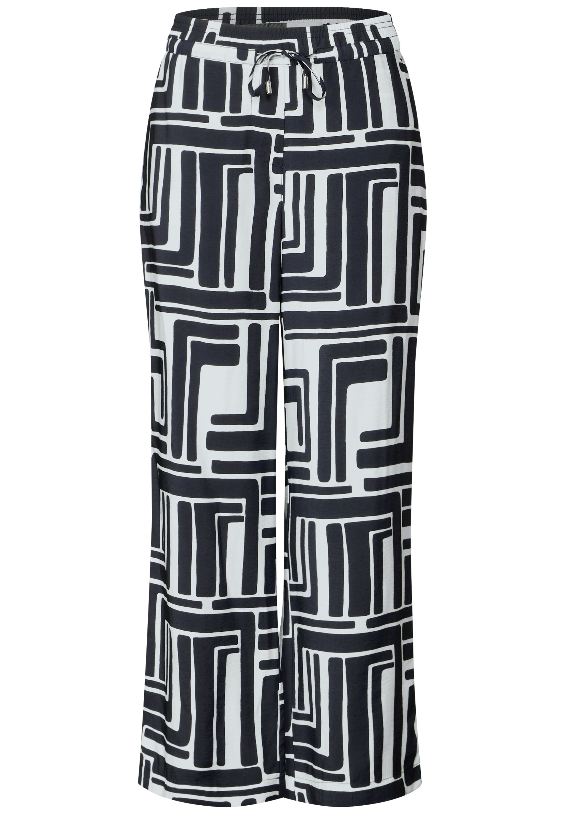 CECIL Loose fit Pants in Blue: front