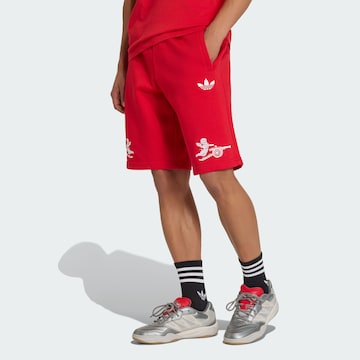 ADIDAS PERFORMANCE - regular Pantalón deportivo 'FC Arsenal Places+Faces' en rojo: frente