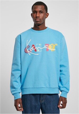 Karl Kani Sweatshirt in Blauw: voorkant