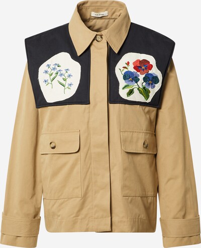 NUÉ NOTES Jacke 'LEOPOLD' in hellbraun / mischfarben / schwarz / weiß, Produktansicht