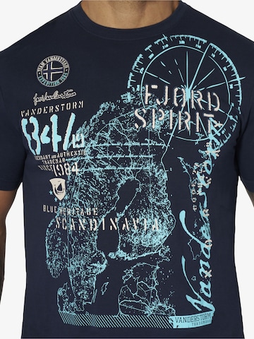 Jan Vanderstorm Shirt 'Dominik' in Blue