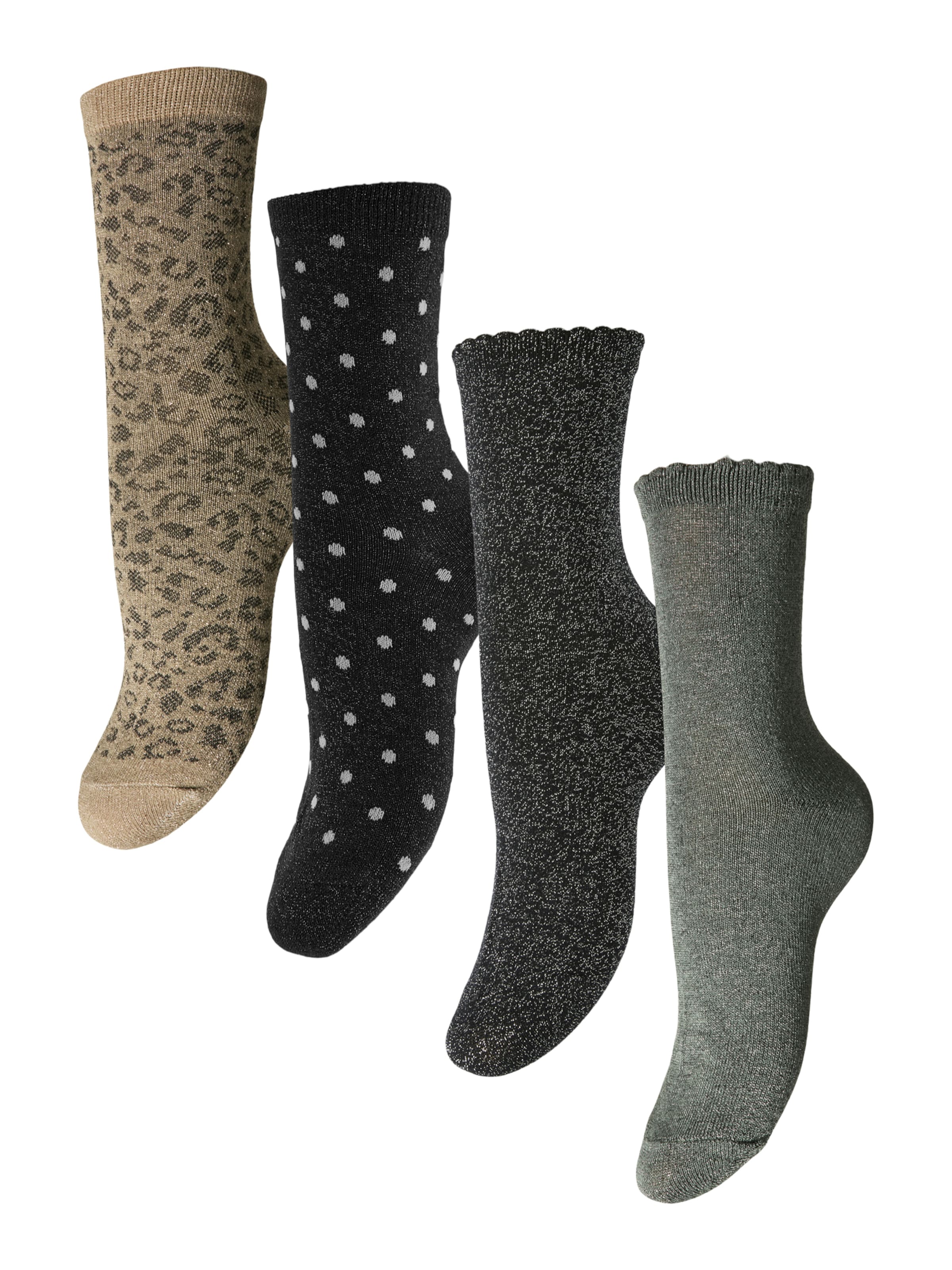 PIECES Socks 'PCSEBBY' in Beige: front