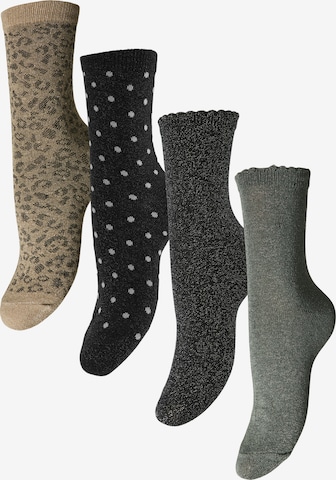 Chaussettes 'PCSEBBY' PIECES en beige : devant