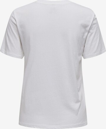 T-shirt 'LUCIA' ONLY en blanc