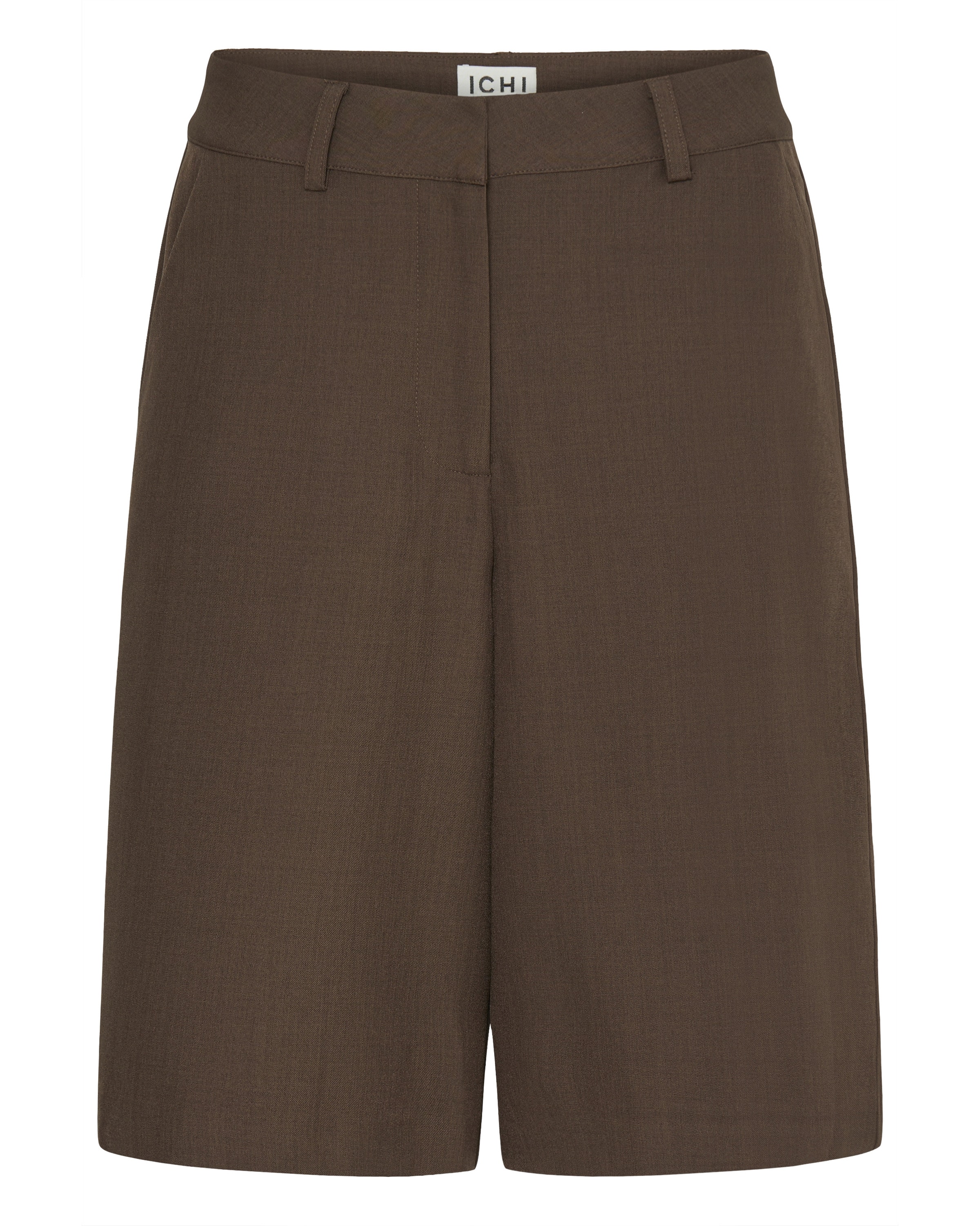 ICHI Pantalon 'IHFava' en 34 en chocolat, Vue avec produit