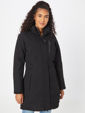 KILLTEC Outdoorjacke in Schwarz: predná strana