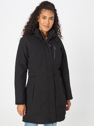 KILLTEC Outdoor Jacket in Black: front