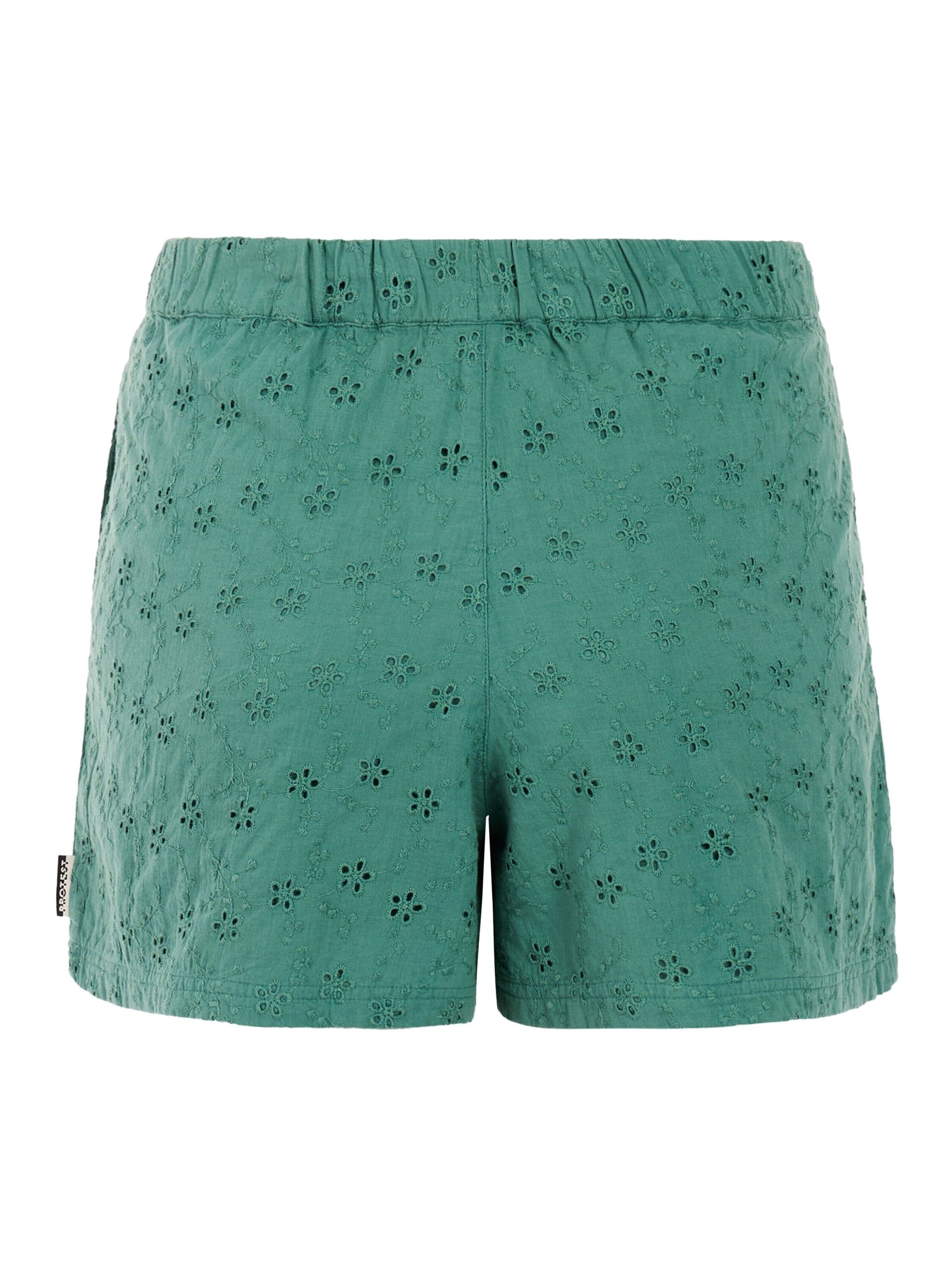 PROTEST Regular Pants 'PRTRoar' in Green: front