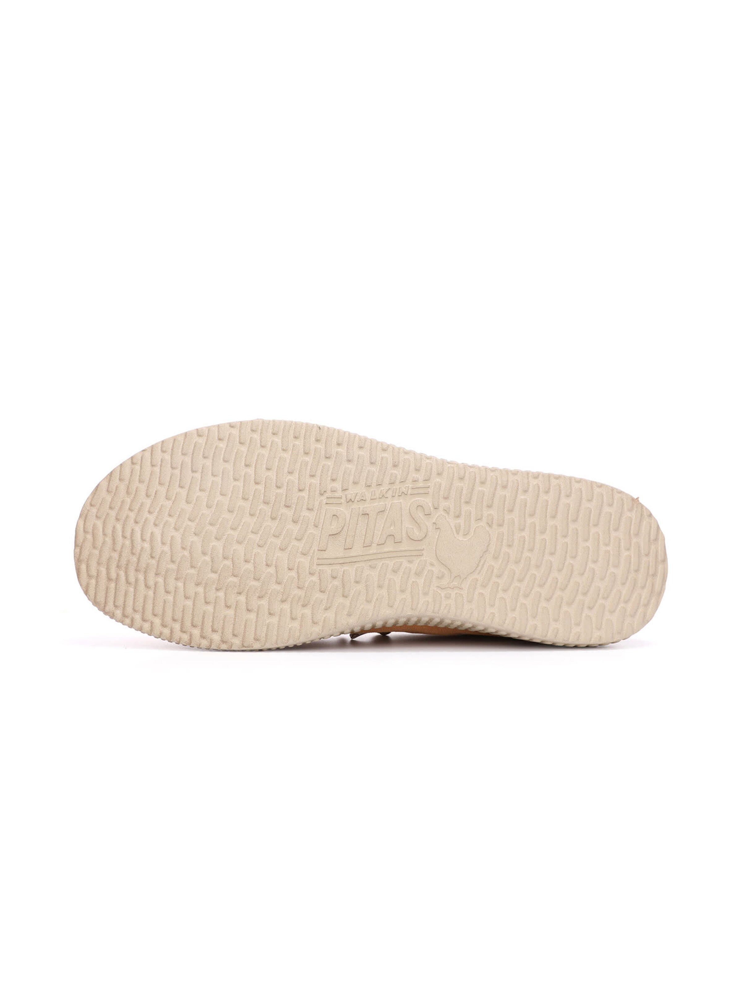 Walk In Pitas Moccasin 'Wallabi' in Beige: bottom