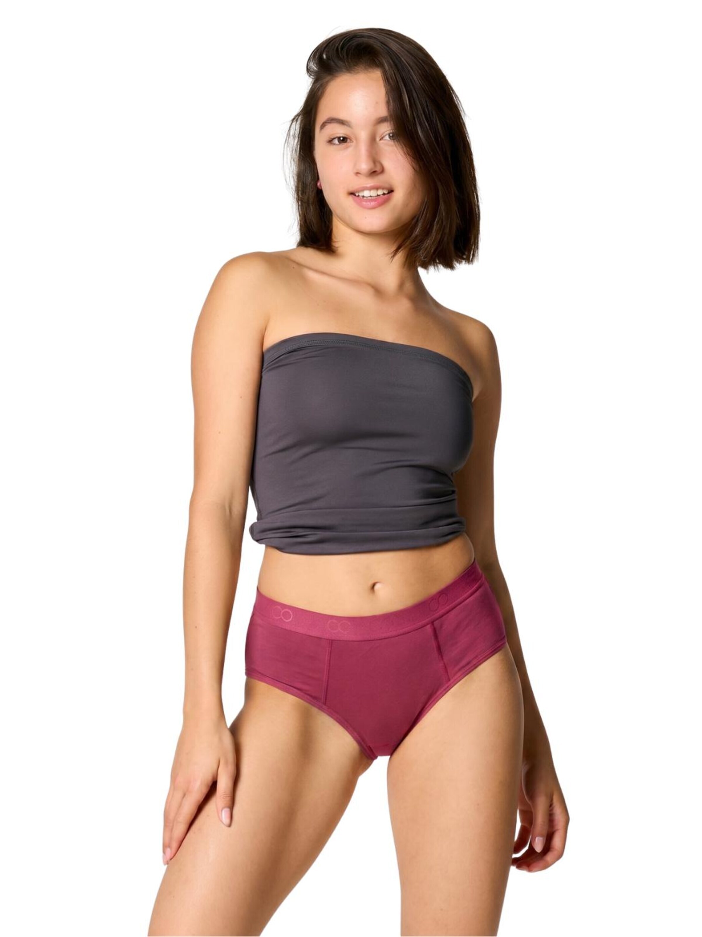 Moodies Undies Slip 'Hipster Zwaar' in Roze: voorkant
