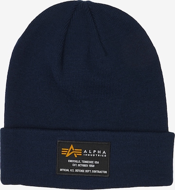 ALPHA INDUSTRIES Kape | modra barva: sprednja stran
