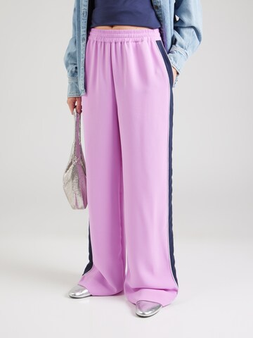 Wide leg Pantaloni di Essentiel Antwerp in rosa: frontale