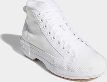 ADIDAS ORIGINALS Sneakers hoog 'Nizza Trek' in Wit