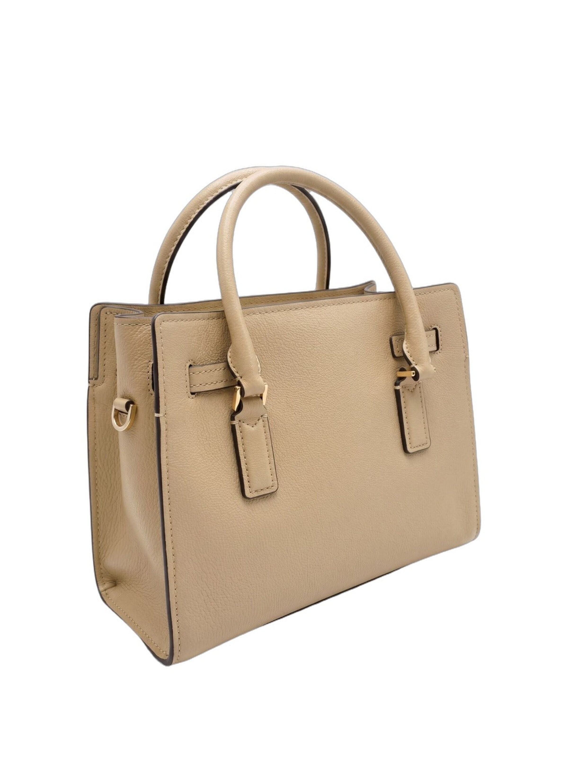 MICHAEL Michael Kors Handväska 'Michael Kors Sac à main Hamilton Cuir Khaki' i grön
