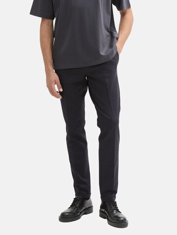 TOM TAILOR DENIM Слим фит Панталон Chino в сиво: отпред
