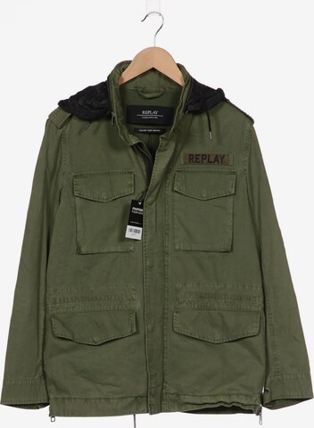 REPLAY Jacket & Coat in L in Green: front