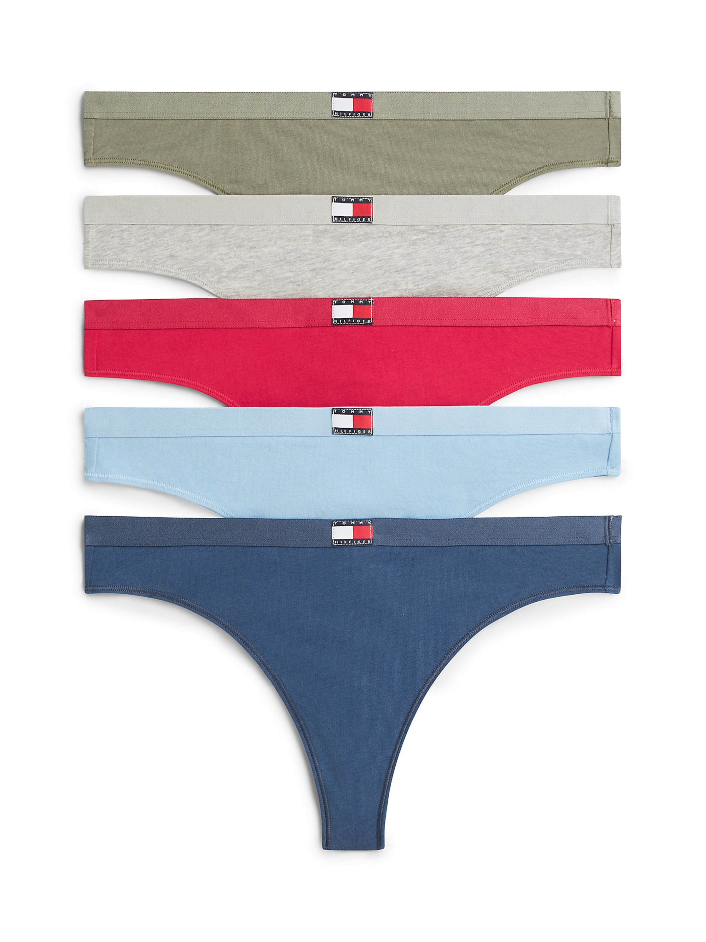 Tommy Hilfiger Underwear String 'Heritage' in Blue: front