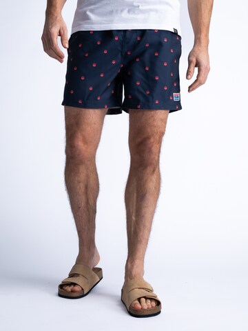 Petrol Industries Zwemshorts 'Nautify' in Blauw: voorkant