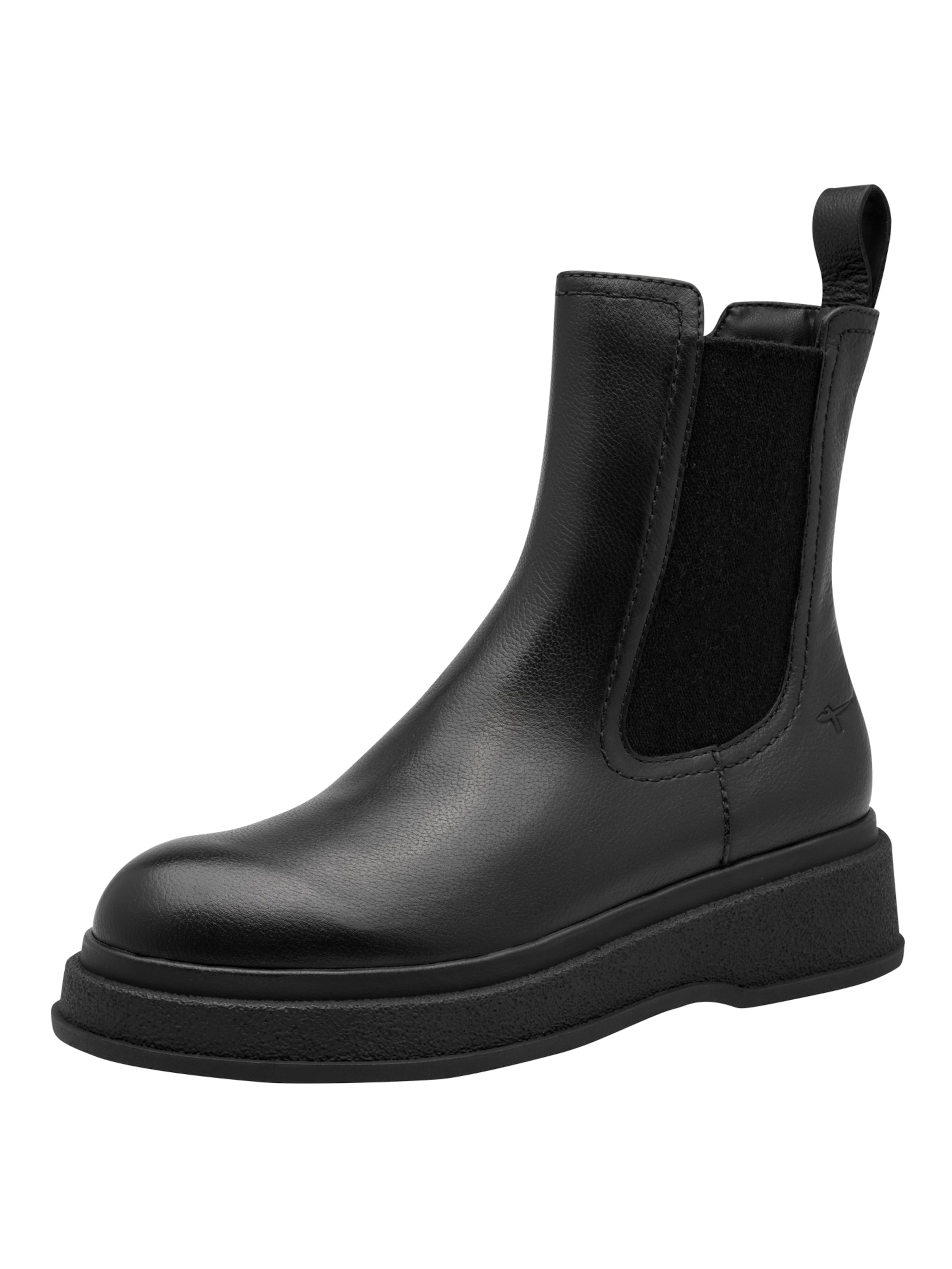 Bottines Tamaris en noir : devant