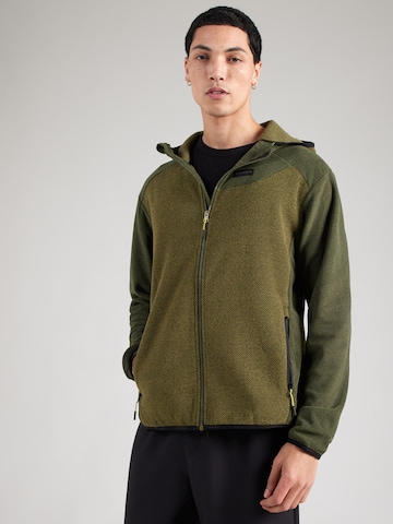 ICEPEAK Функционално поларено яке 'BOLIVAR' в зелено: отпред