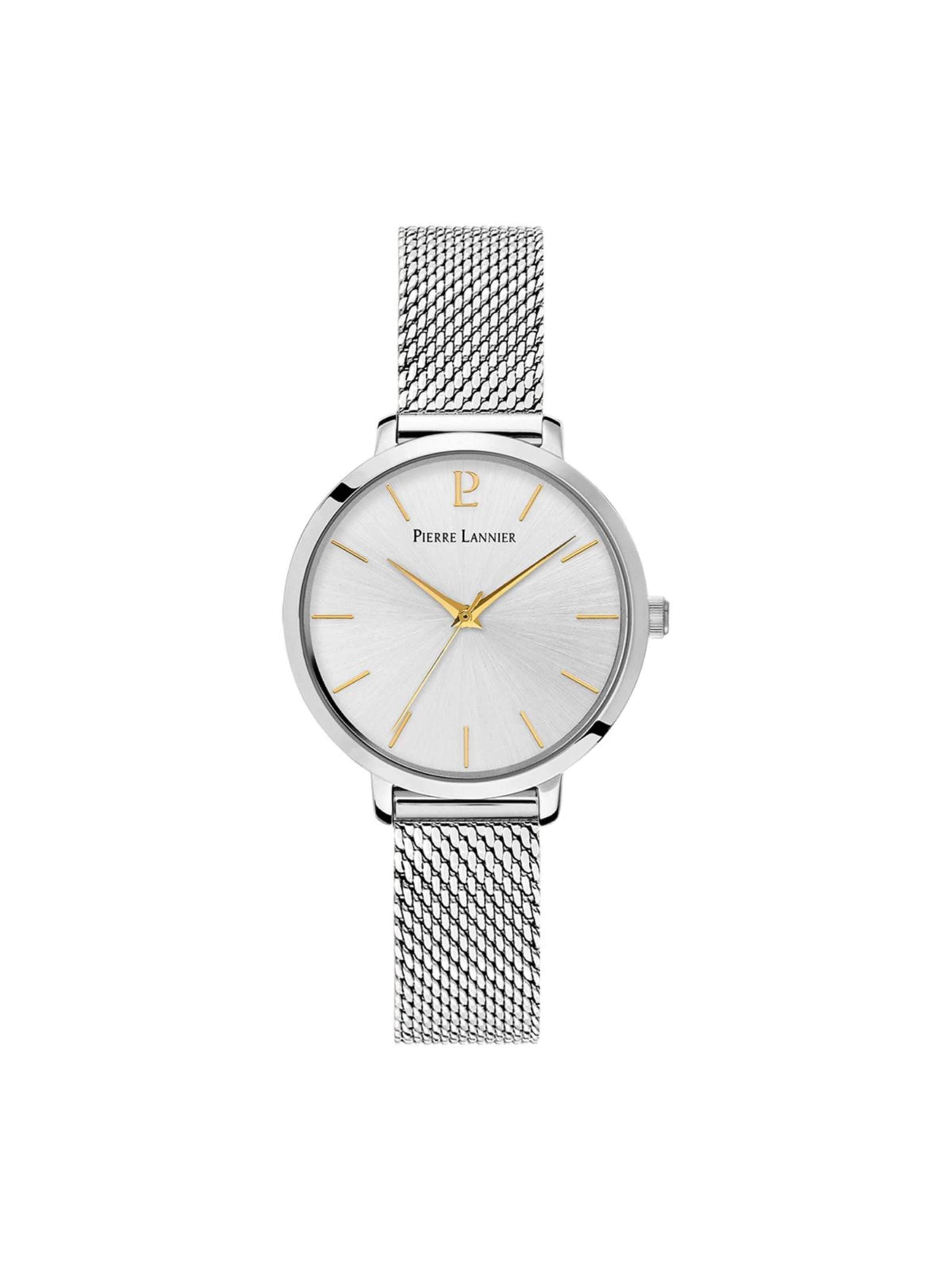 Montre à affichage analogique 'Chouquette' Pierre Lannier en argent : devant