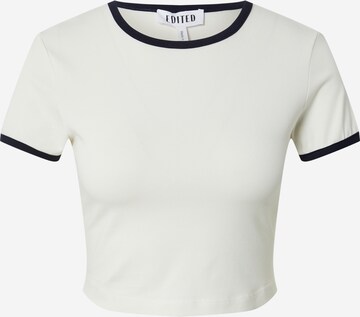 T-shirt EDITED en beige : devant