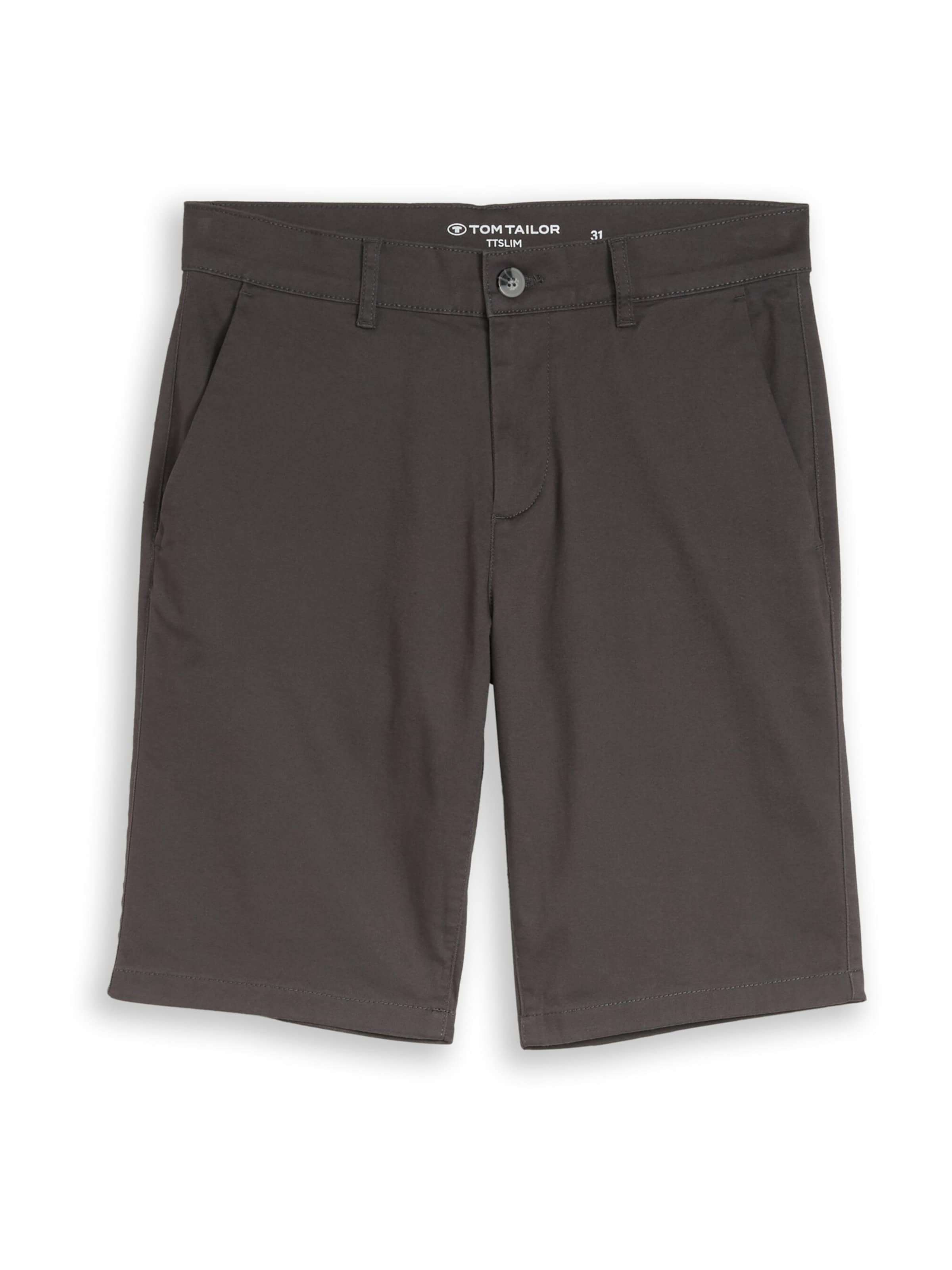 TOM TAILORChino hlače - siva boja: prednji dio