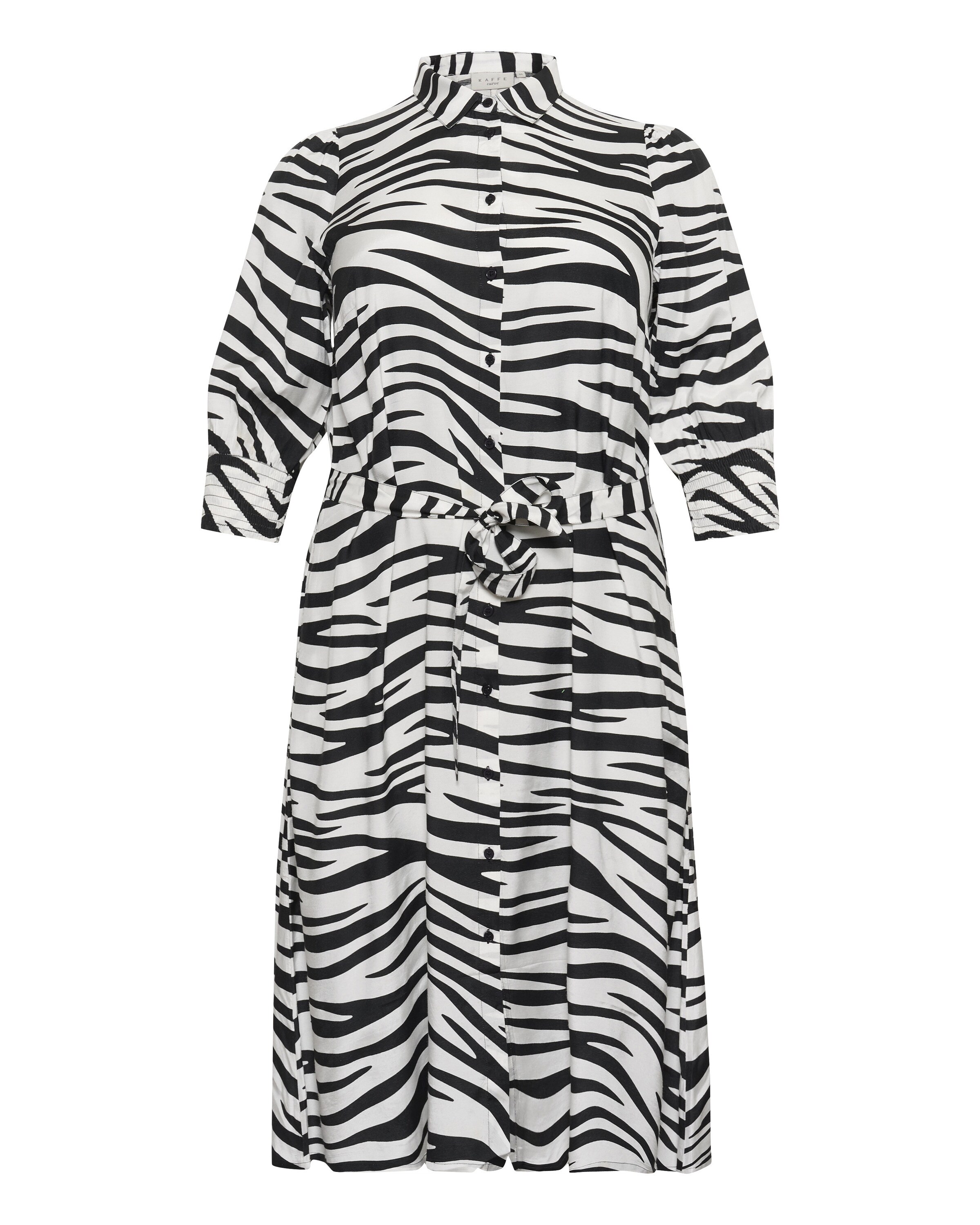 KAFFE CURVE Kleid 'Emina Olga' in Schwarz: Vorderseite