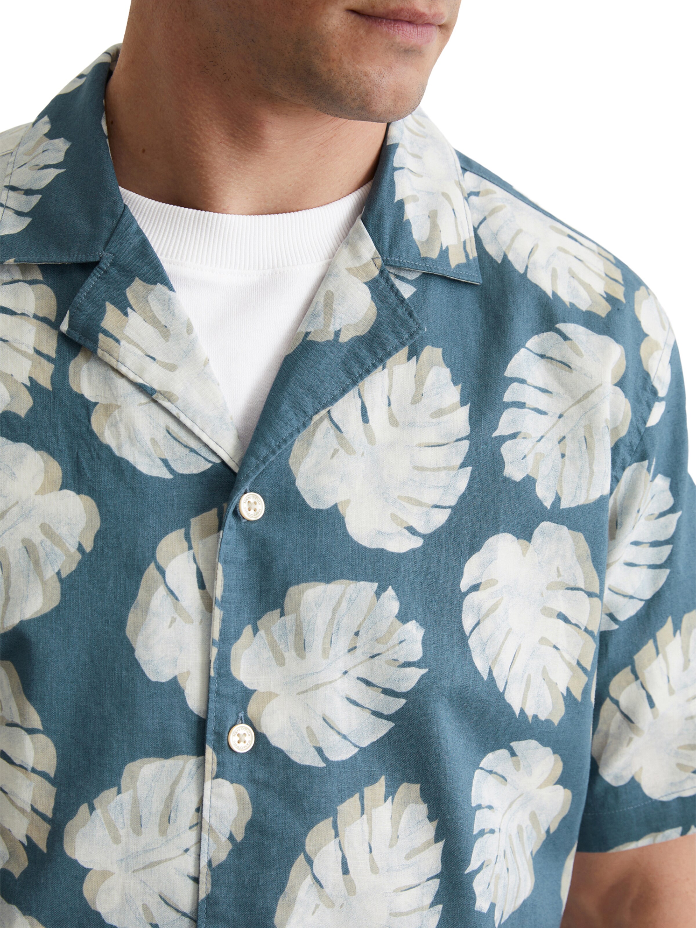 Marc O'Polo Regular fit Button Up Shirt in Blue