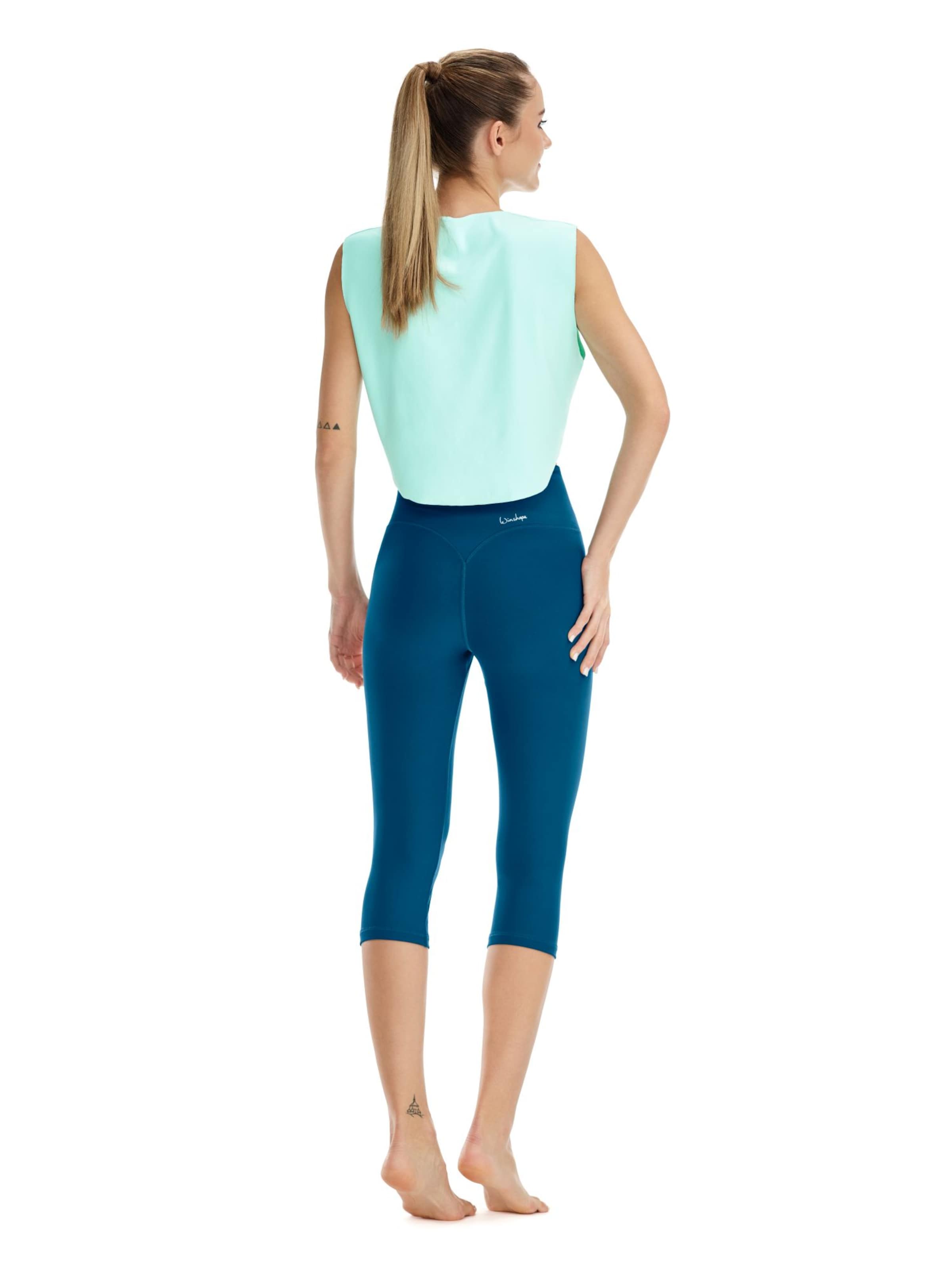 Winshape Skinny Športové nohavice 'HWL217C' - Modrá