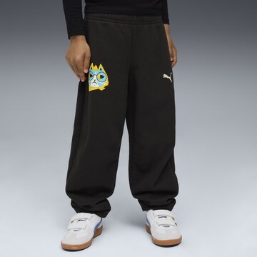 PUMA Tapered Trousers 'Moody Cat' in Black: front