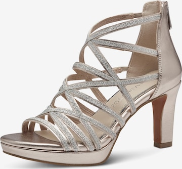 MARCO TOZZI Strap Sandals in Silver: front